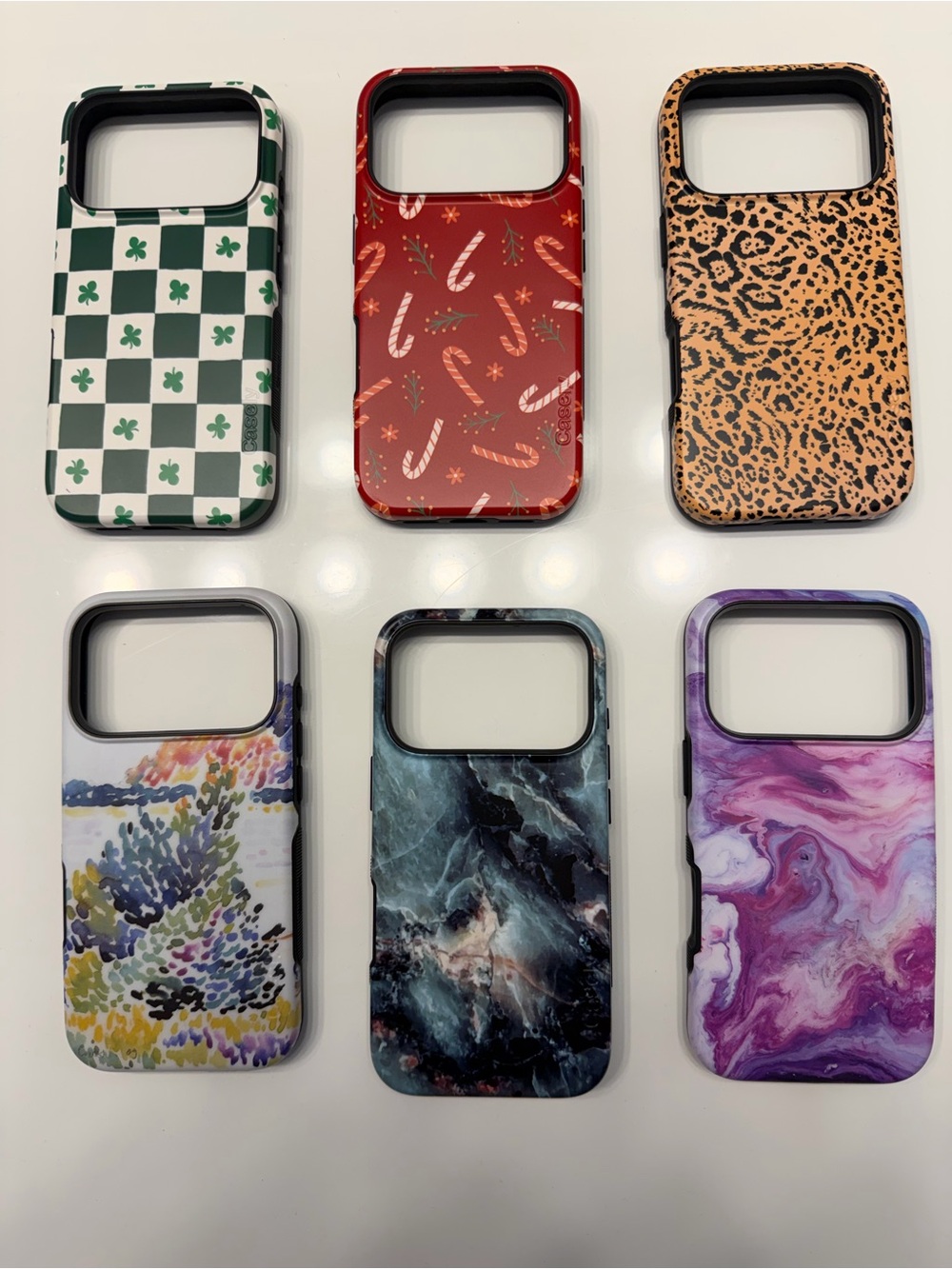 Patterned Protective Phone Case - Multi Color Options